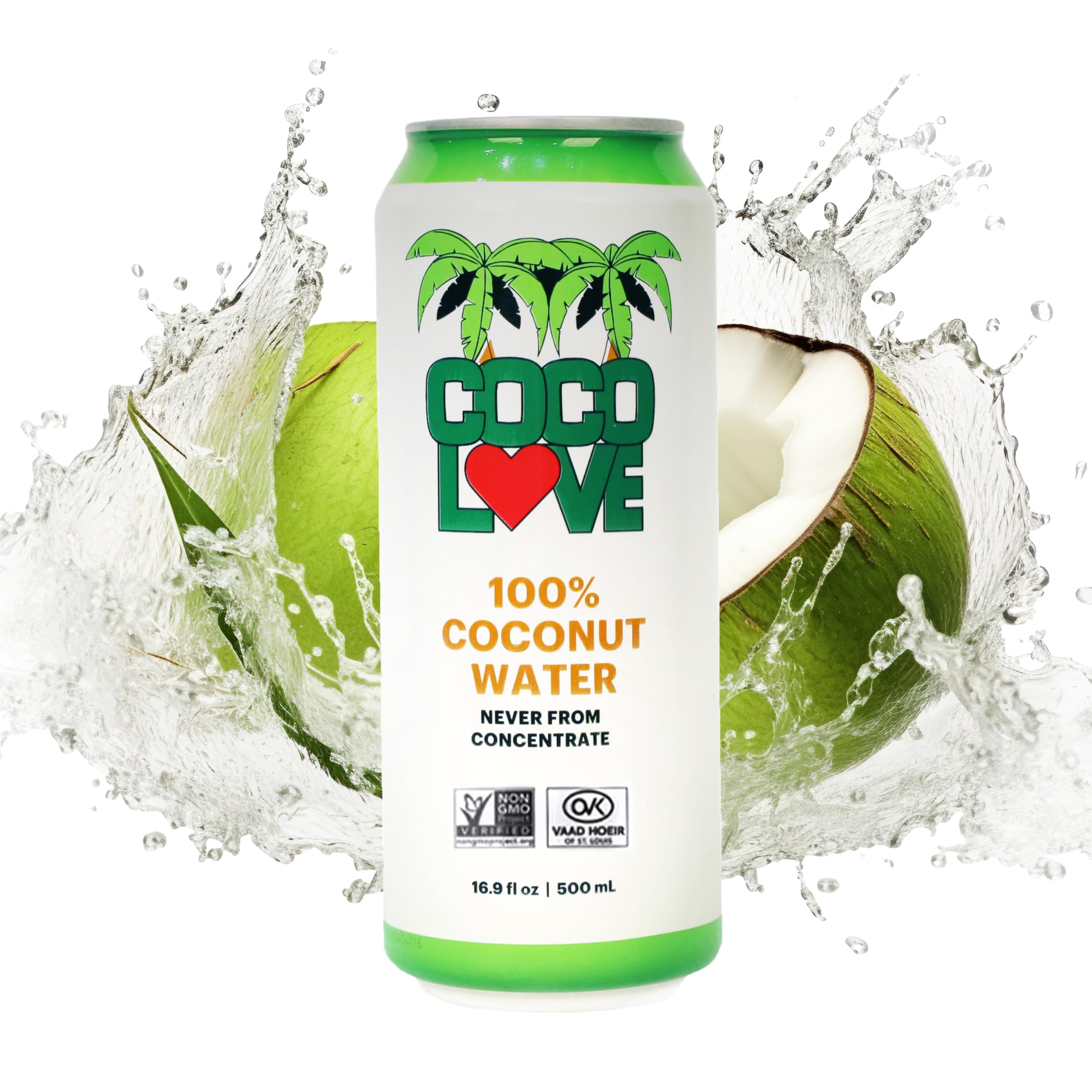 Amazon.com : Coco Love 100% Coconut Water | 16.9 Fl Oz - 500 ml